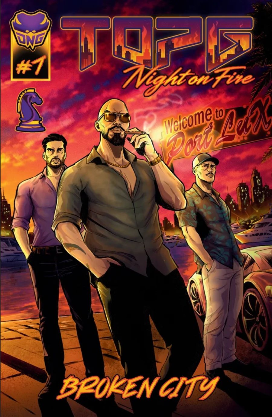 TOP G: Night on Fire issue 1 cover